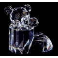 Optic Crystal Bear in the Shoe Figurine